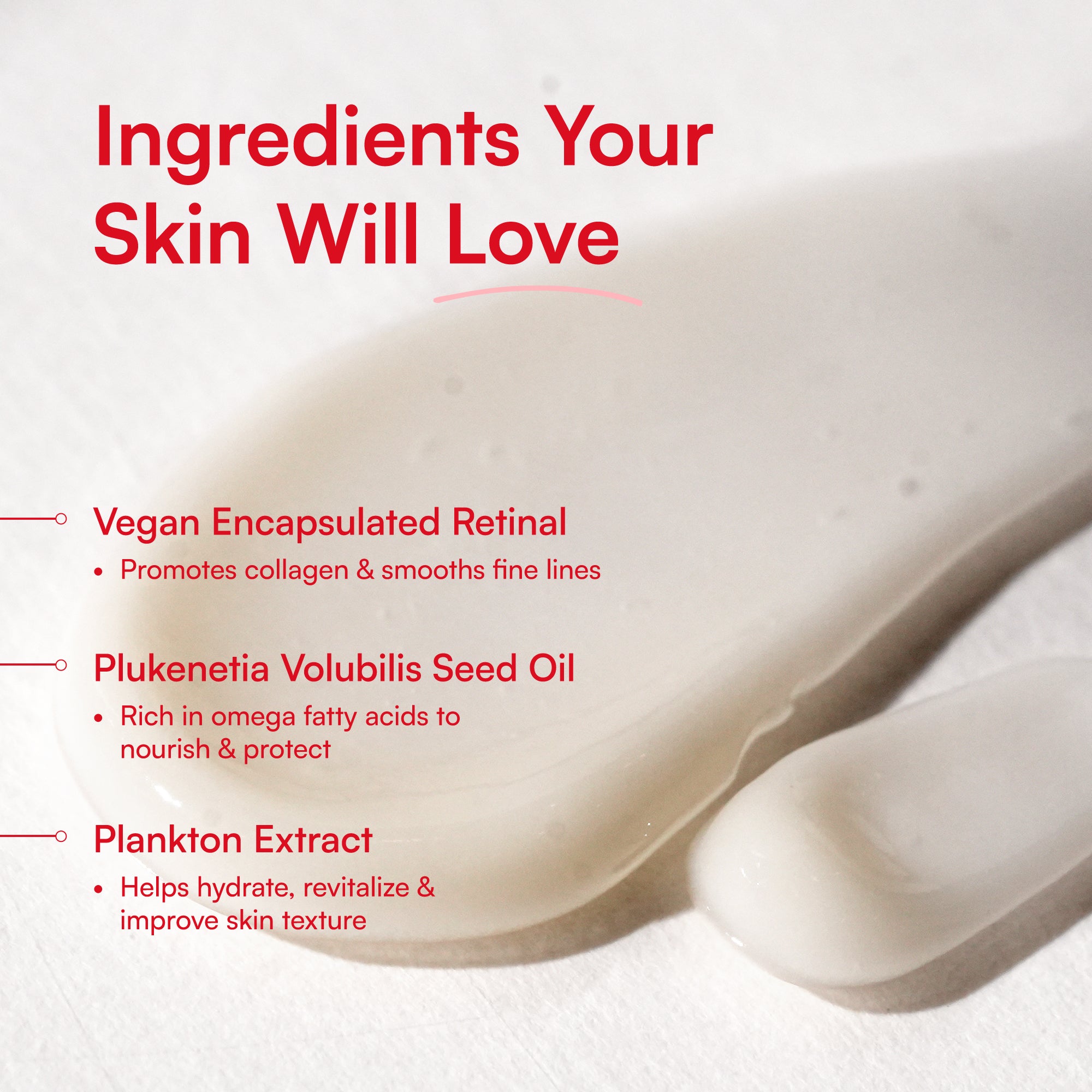 Renewal Facial Gel Cream • Retinal + Peptides for Deep Hydration