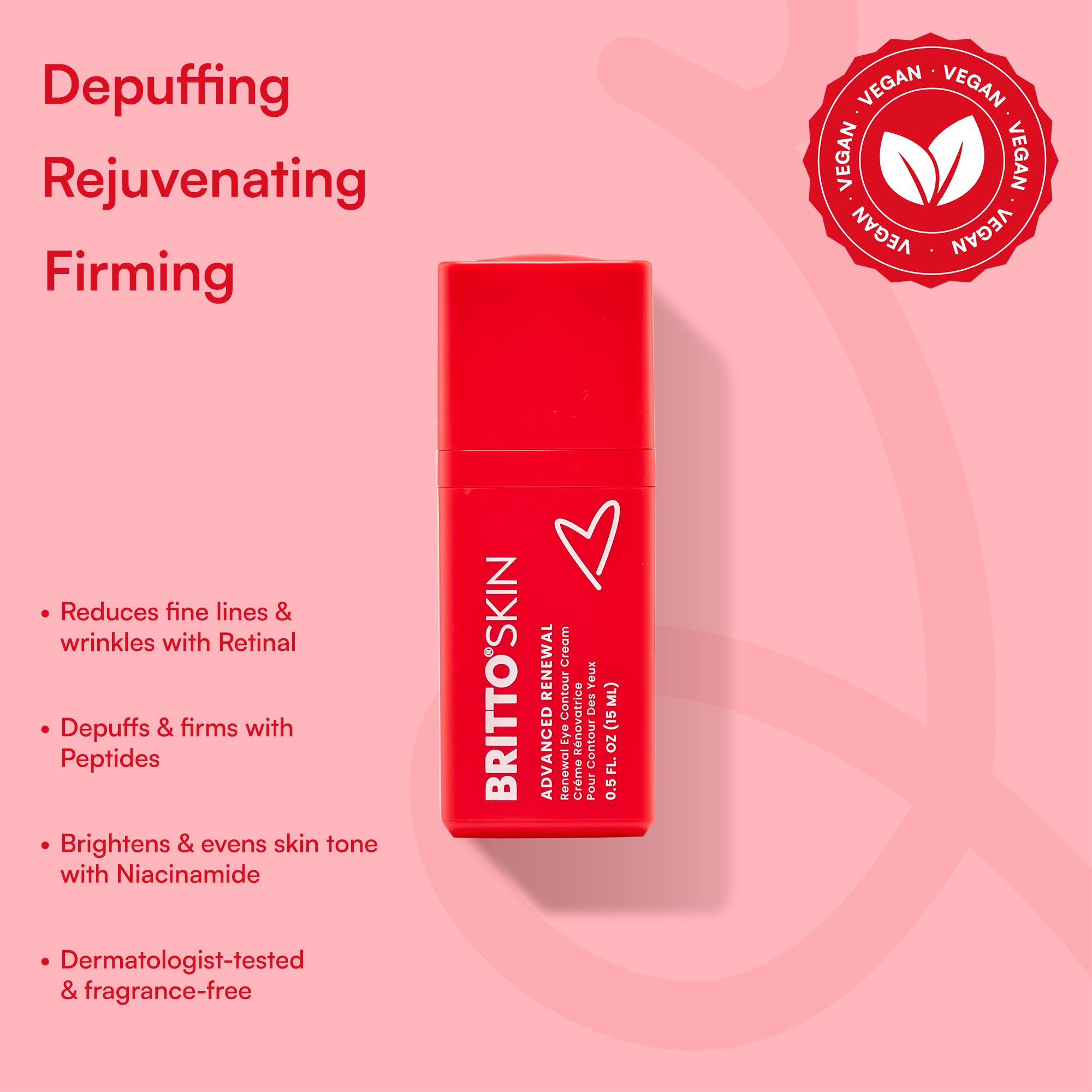 Renewal Eye Cream • Retinal + Peptides for Fine Lines & Puffiness