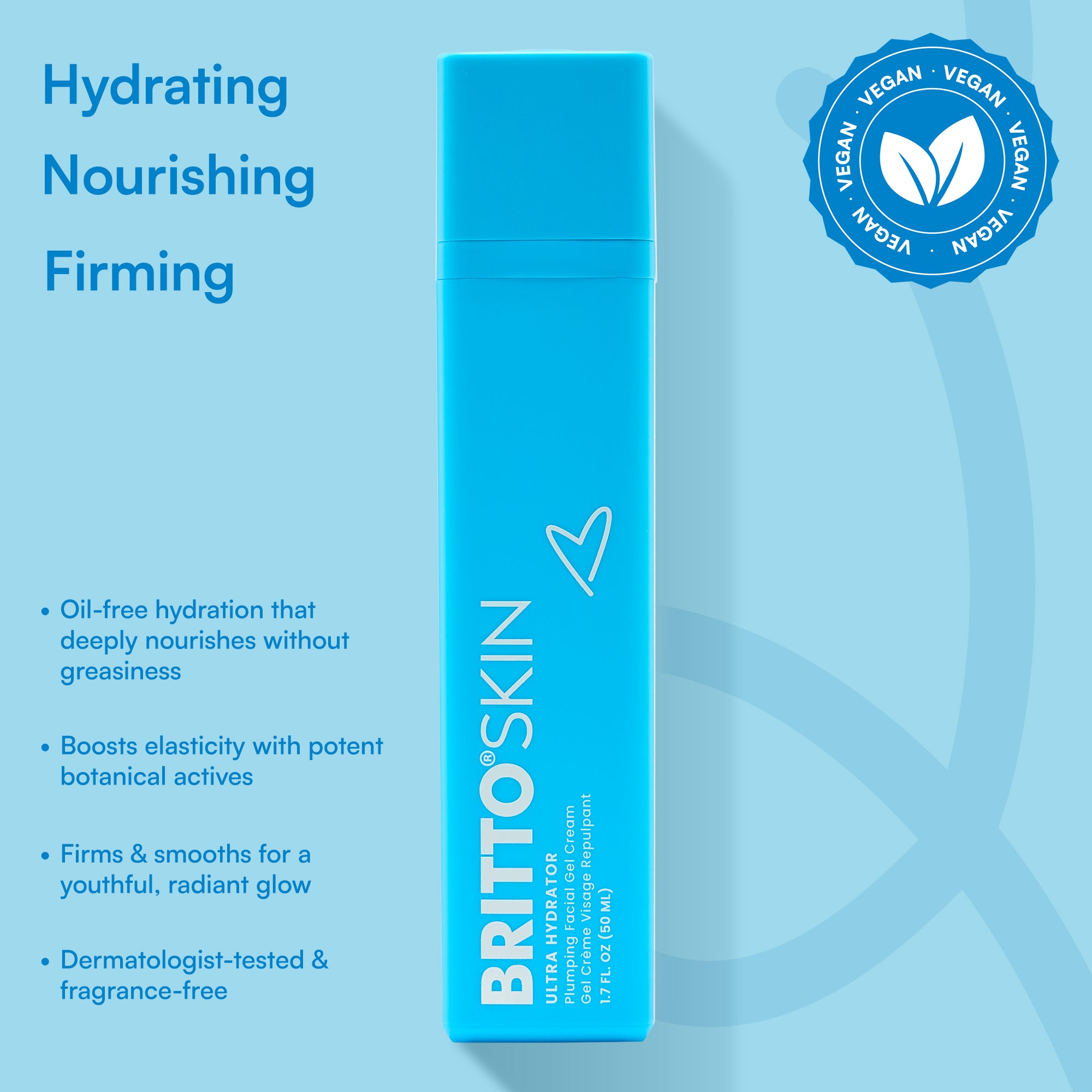 Plumping Facial Gel Cream • Lightweight Hydration & Skin Firming