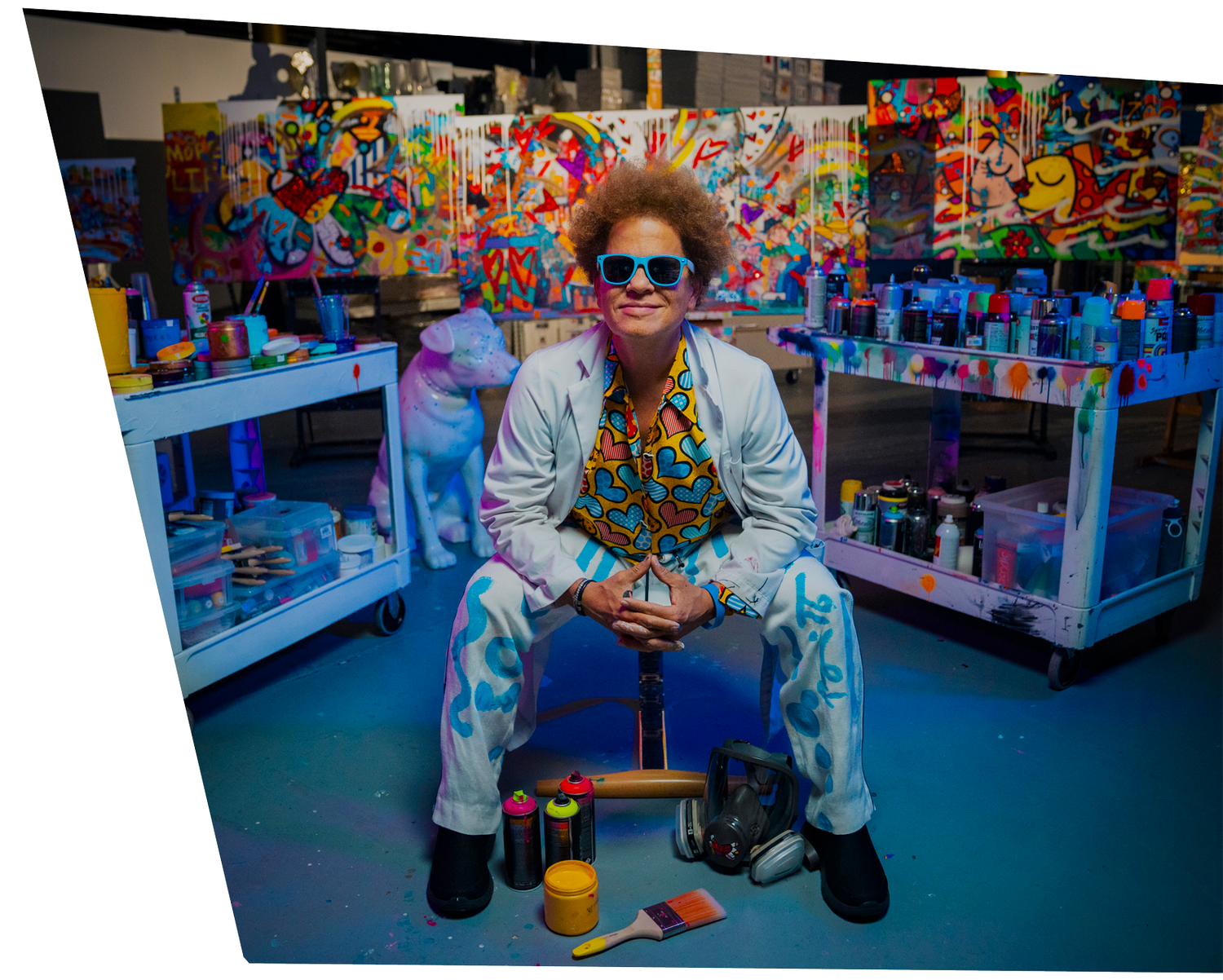 Romero Britto and DG Cosmetics collaborate to create BRITTO®SKIN, where art meets science in skincare.